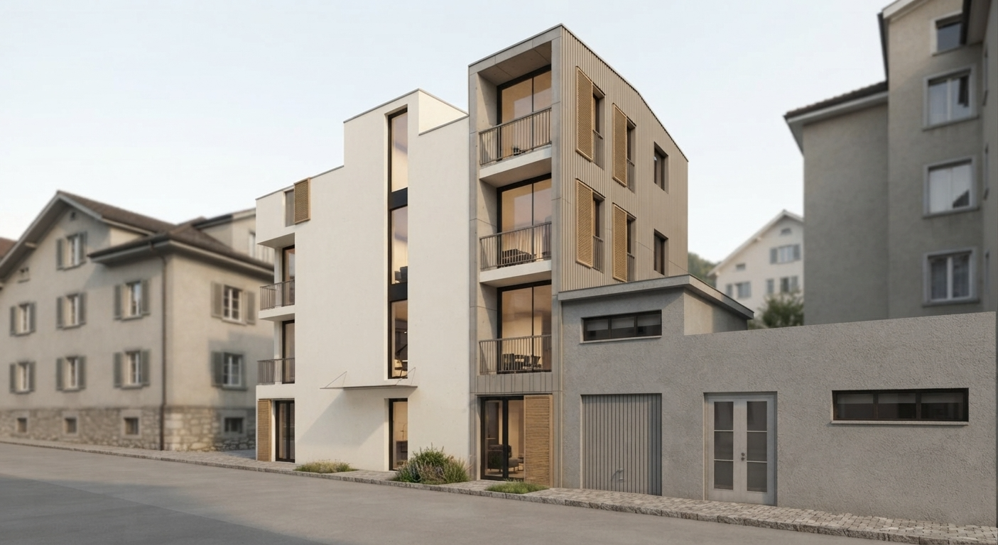 Residenza Contemporanea nel Contesto Urbano